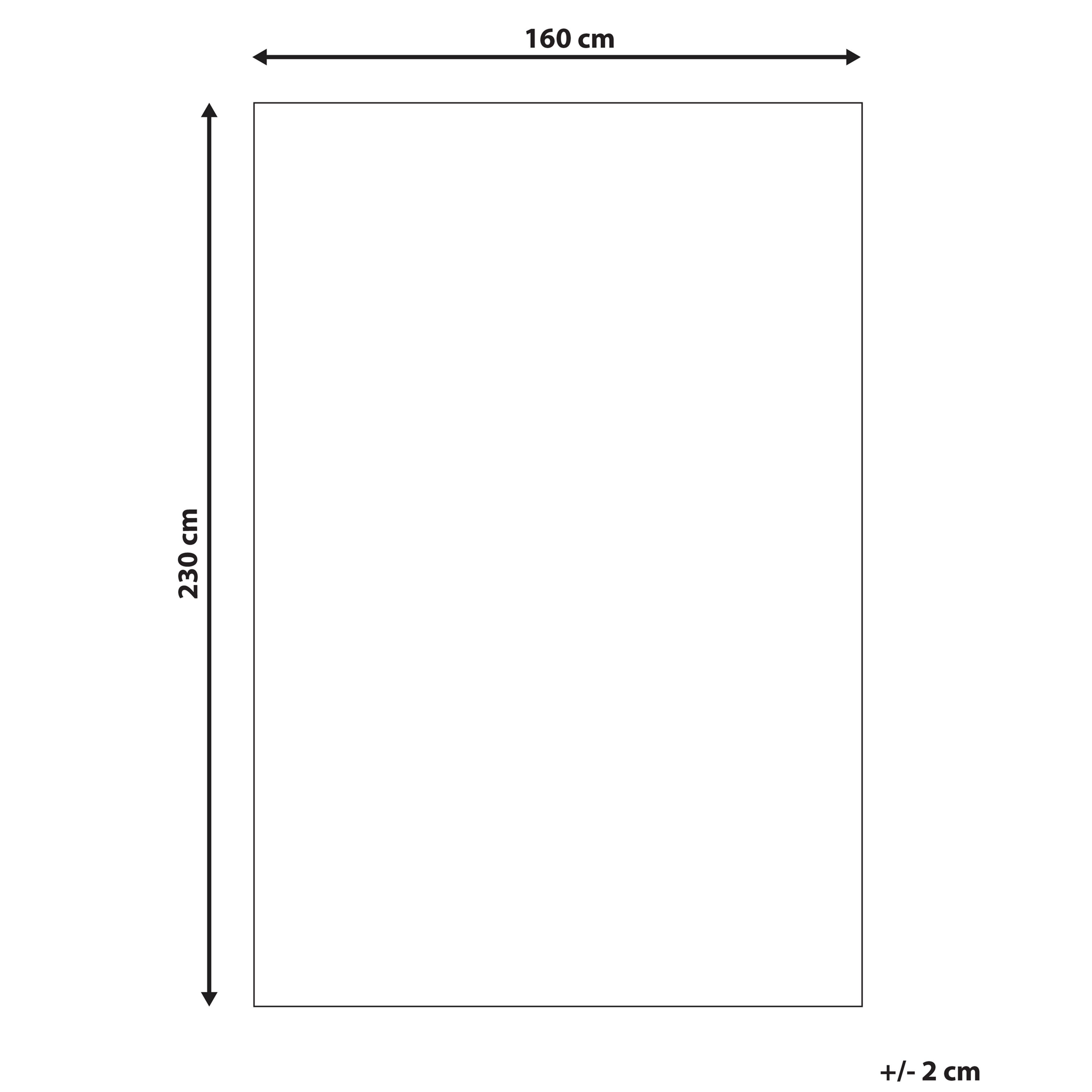 Tappeto lana beige e marrone 160 x 230 cm EZINE - 3