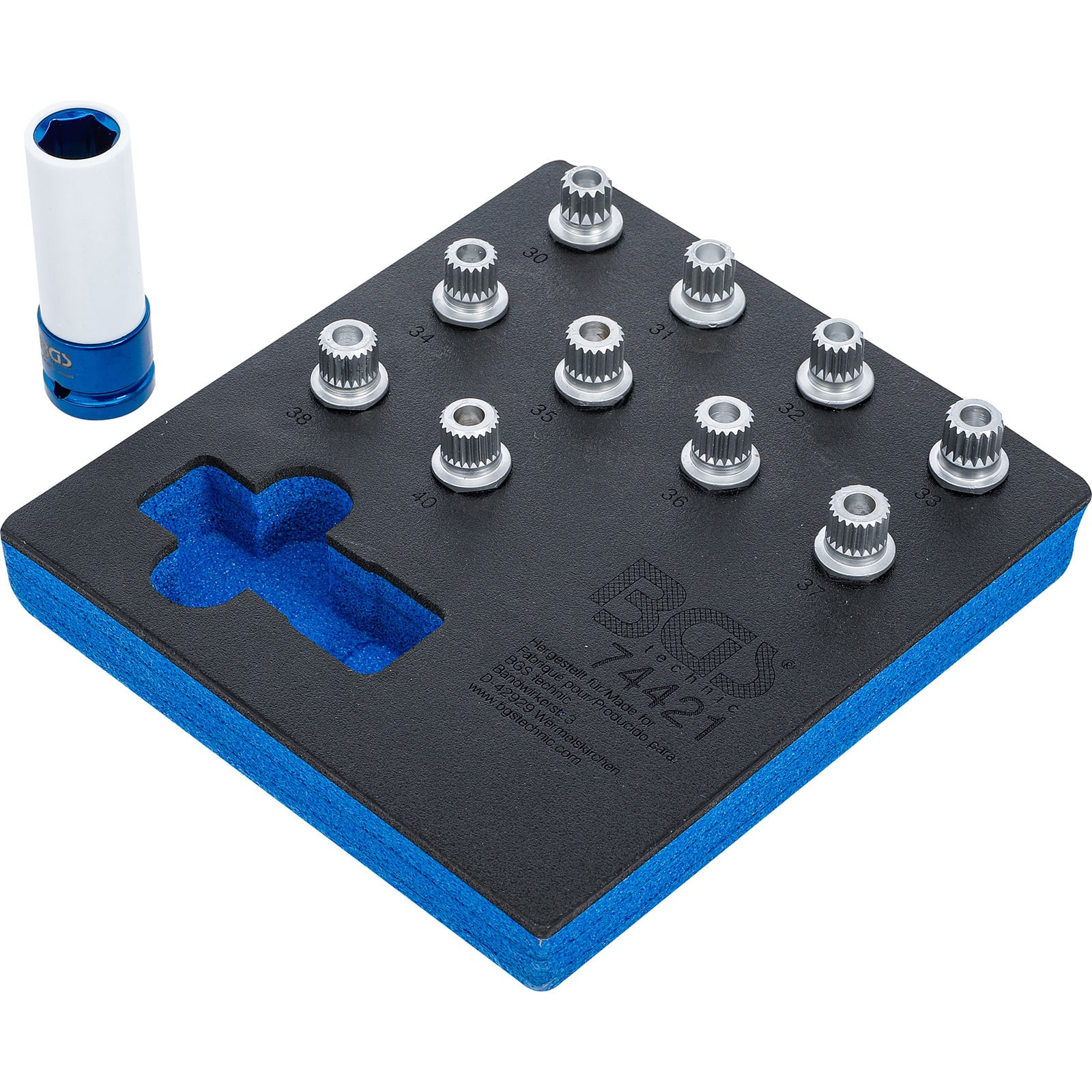 Insert de servante d'atelier 1/6 : Jeu d’outils pour écrous antivol pour BMW | 11 pièces - 3