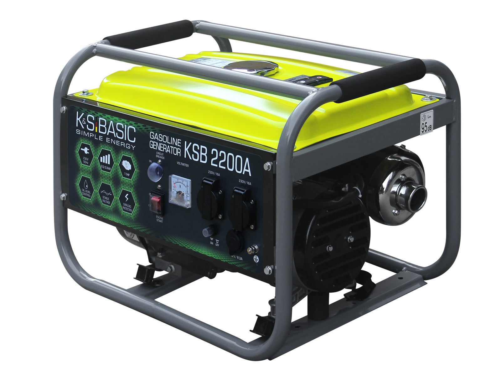 Groupe électrogène à essence KSB 2200A Puissance maximale 2.2 kW - 2