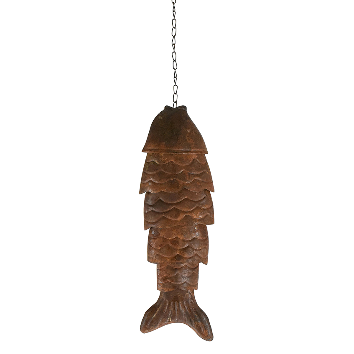 Origen home decor colgante pez jarrones y portavelas marrón 28x9x4cm - diseño único y versátil