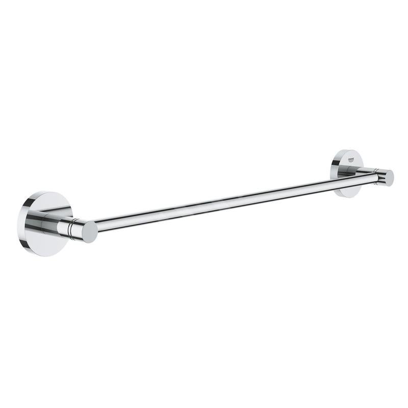 GROHE QuickFix Start Anneau Porte-Serviettes 200mm - Fixations Cachées, Métal Noir Mat