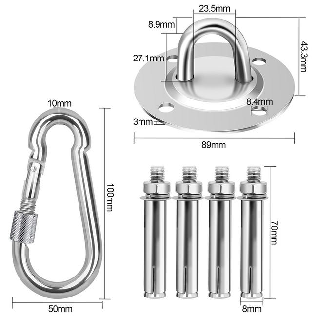 Supporto Per Sacco Da Boxe VEVOR - Regolabile 180-232cm, Acciaio, Portata 181kg - Foto 5