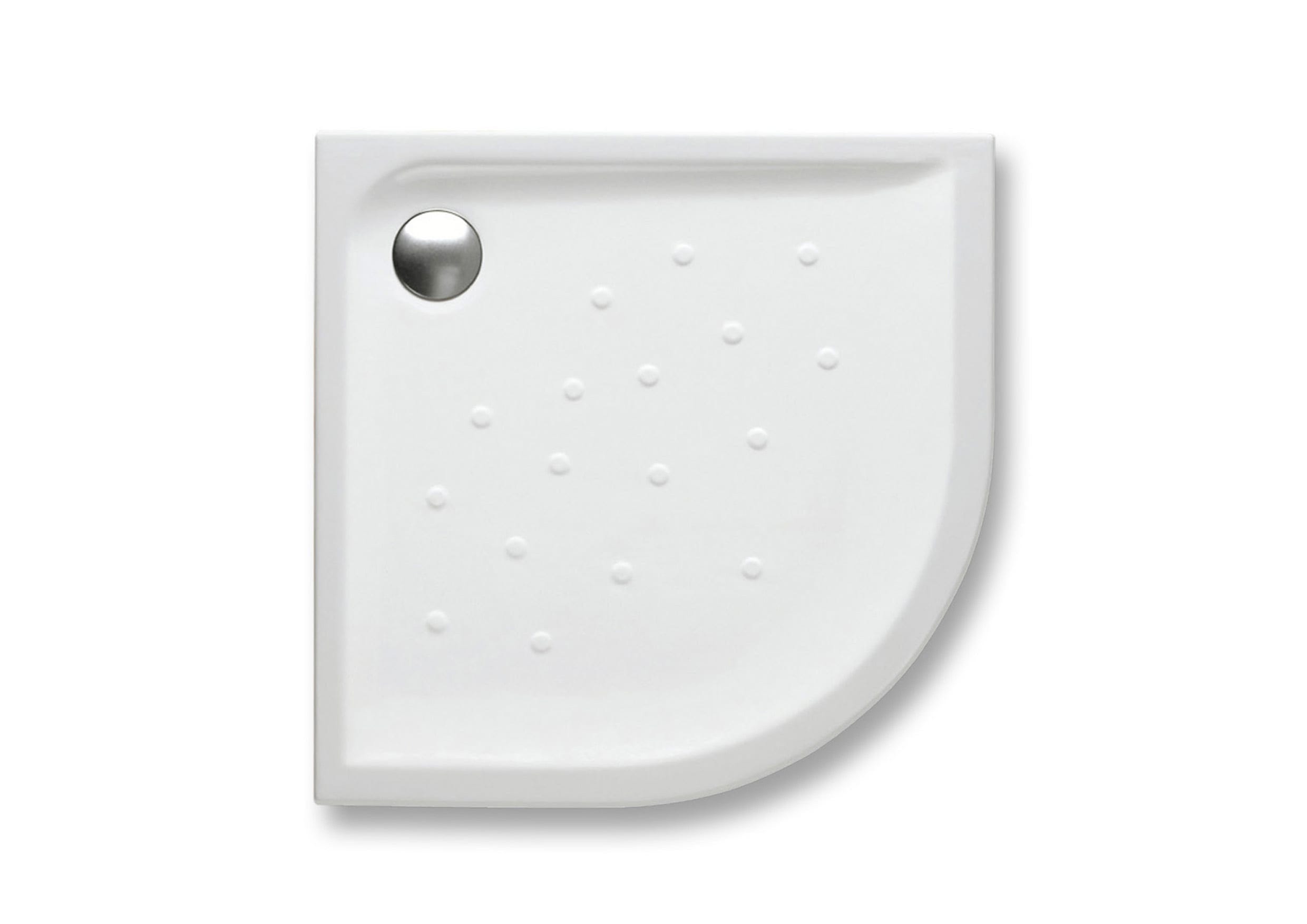 Ducha Roca ROCA MALTA Plato Ducha Semicircular Porcelana 90X90 CM | Leroy Merlin
