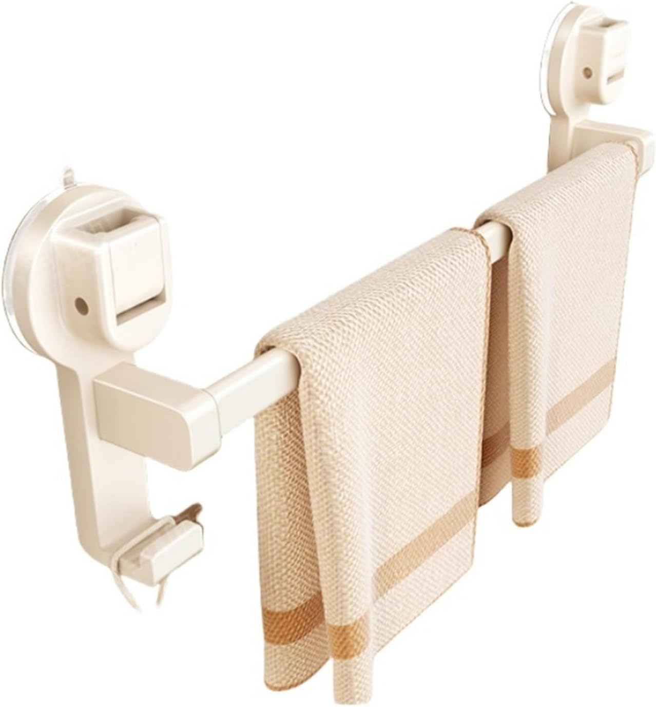 Toallero Con Ventosa Para Superficies Lisas Para Uso Doméstico En Baño Y Cocina (transparente