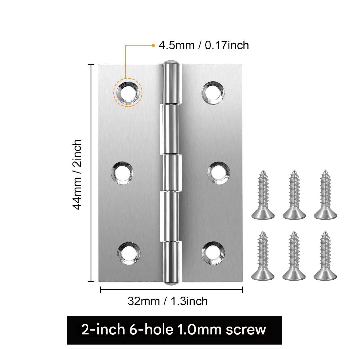 Charnières Piano 8 Pièces, Charnières Pliantes De 1,4 Mm D'épaisseur