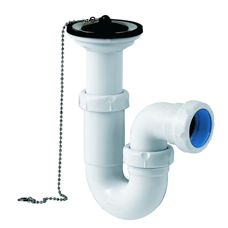 SIFÓN CURVO EXTENSIBLE S90 LAVABO BIDÉ 1.1/2