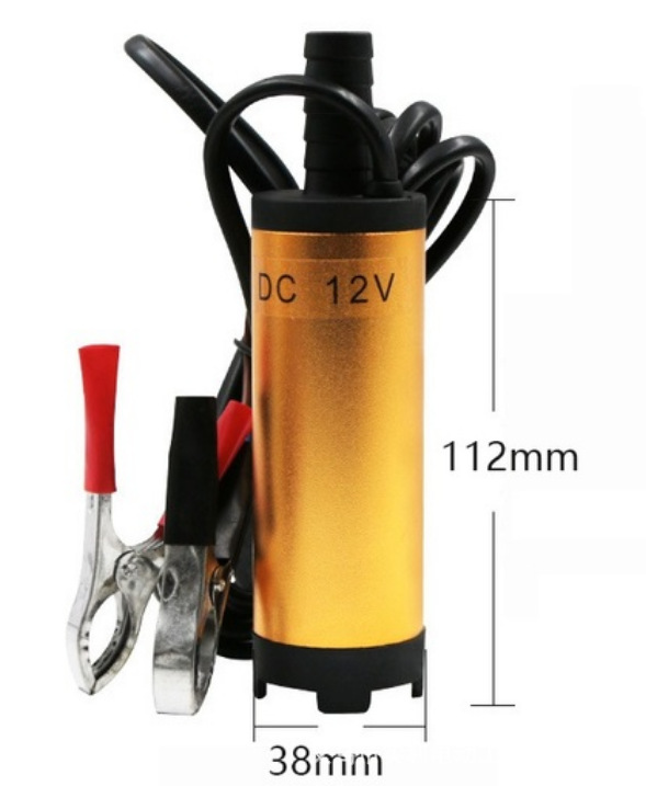 Lub DC 12 V elektryczna pompa zanurzeniowa Pompy zanurzeniowe ze stali nierdzewnej do wody, oleju, nafty i 12 l/min Narzędzie do tankowania