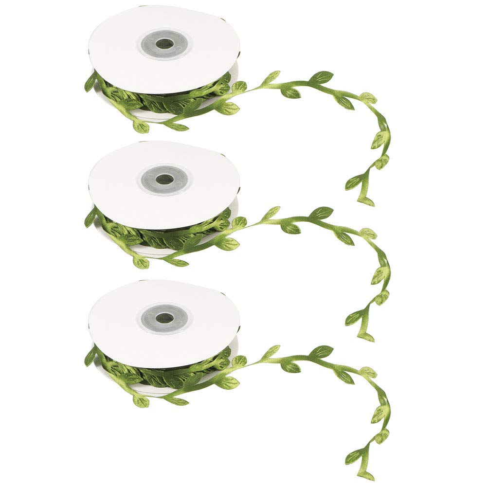 FEUILLES ARTIFICIELLES DE VIGNE ACCESSOIRE DE DÉCORATION DE MARIAGE ARTISANAL POUR MATERNELLE - VERT, ARGENT, OR 3,7 X 3,7 X 0, - 7