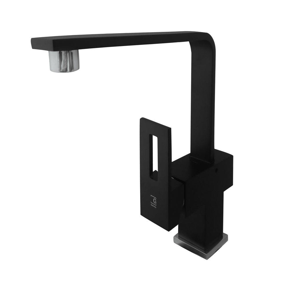 GALINDO 5249616 NITRO Grifo De Cocina Negro Leroy Merlin