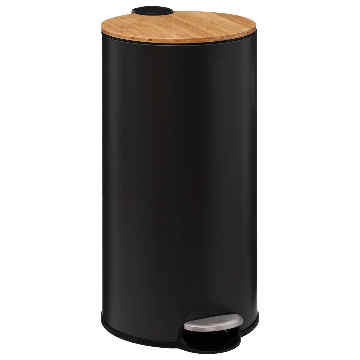 5Five Simply Smart 5Five, Cestino In Bambù Modern Color 30L Nero , Leroy Merlin