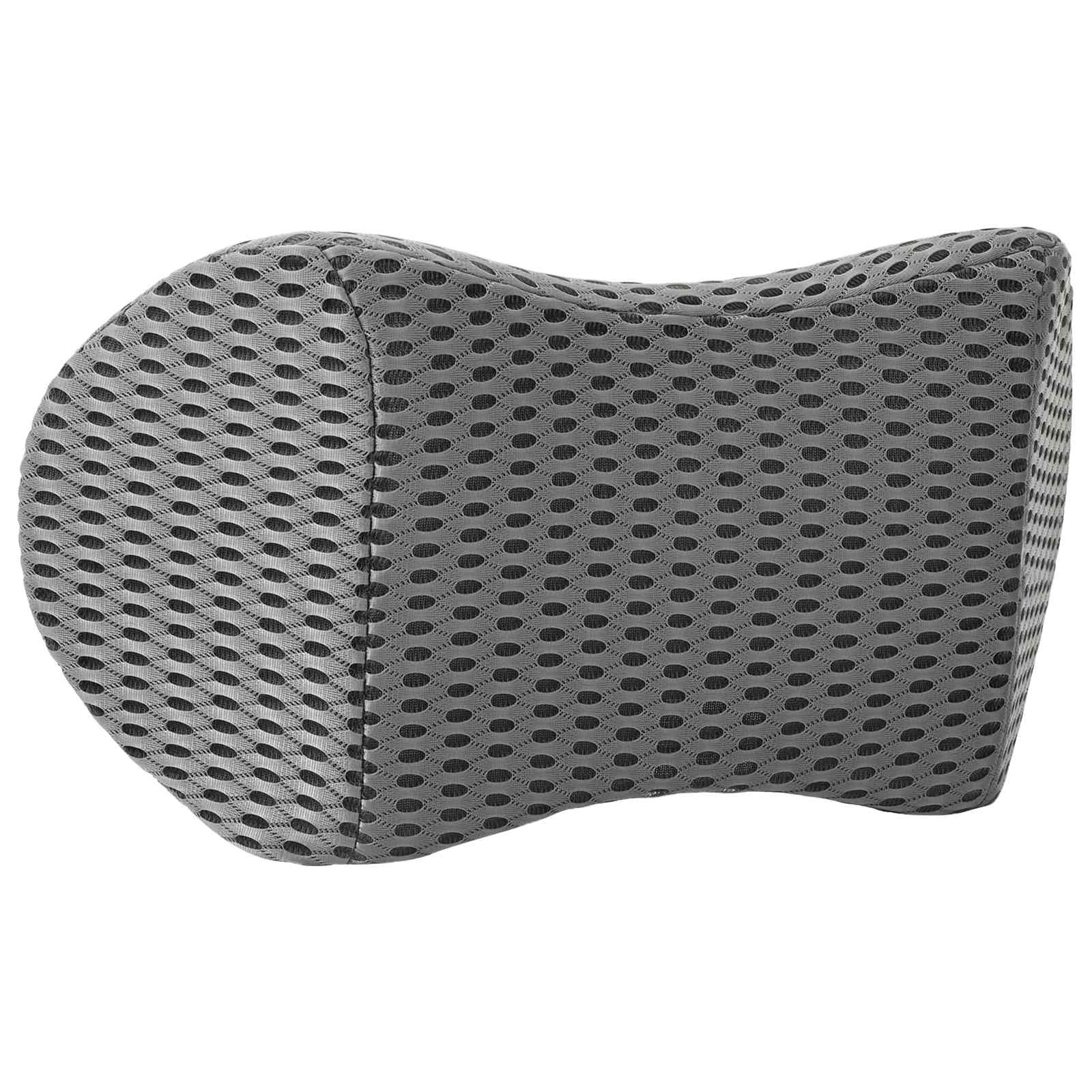 Coussin dorsal en mousse à mémoire de forme gris, 47,5 × 23 × 12 cm - 7