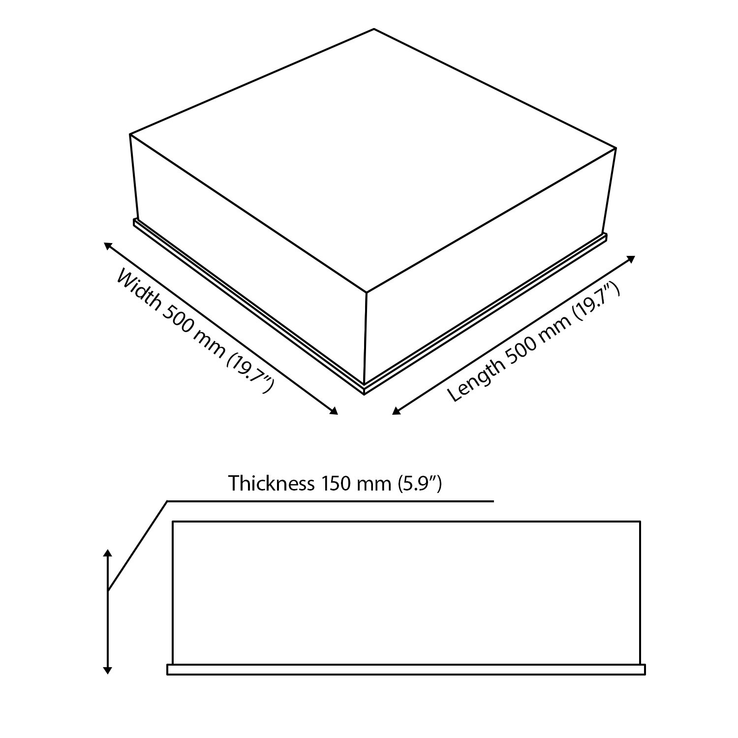 Lot de 2 Panneaux acoustiques AbFuser VELAR absorbants-diffusants 50x50x15cm -0,5 m² surf.totale -MDF perforé laminé et mousse acoustique -Noir - 4