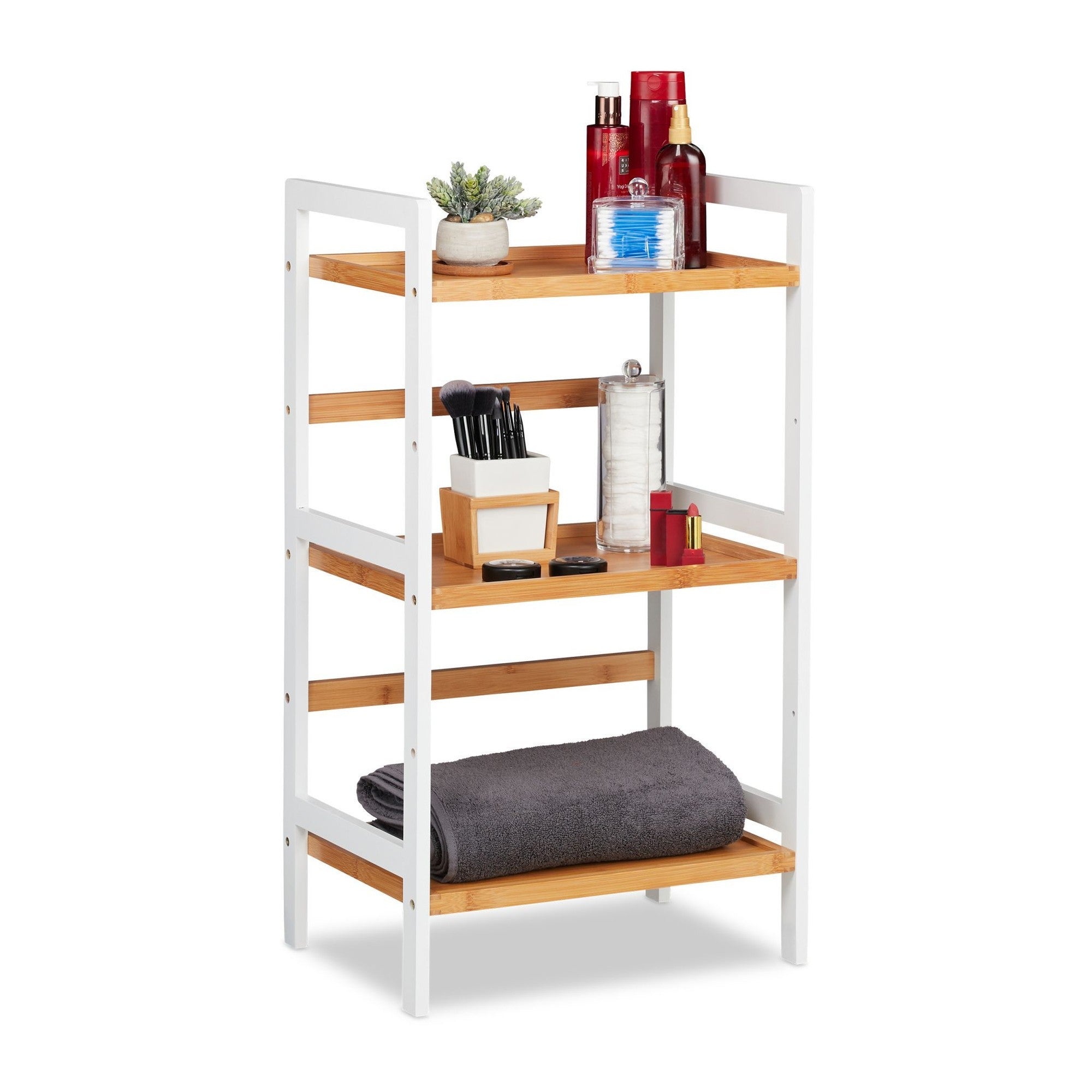 Northio Estante De Baño De Bambú , Leroy Merlin