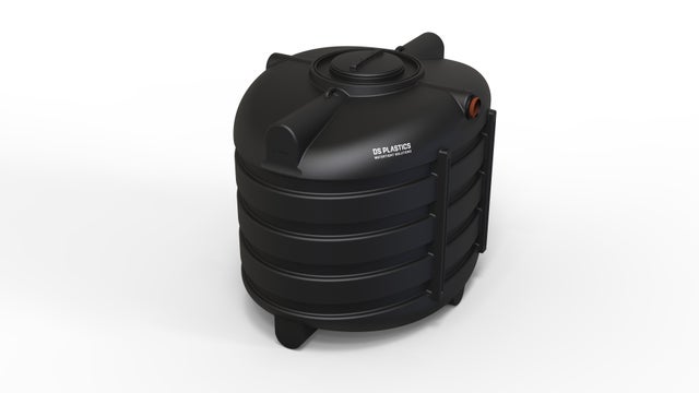 Fosse Septique Ronde 3300 Litres Renforts Circulaires DS Eau Pour 7 Personnes