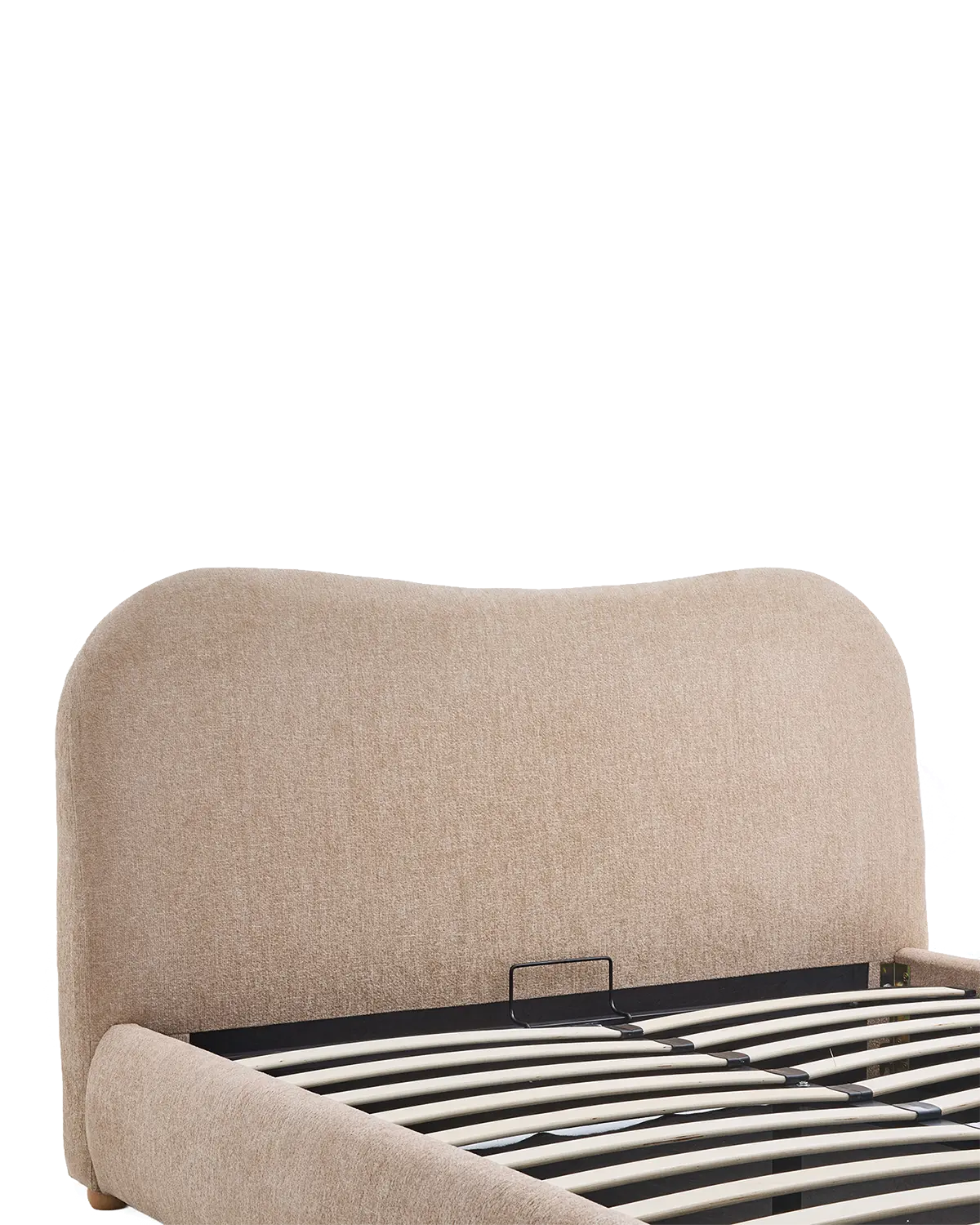 Canapé matrimonio tapizado con cabecero Greta - Color Beige - Homekit - 7