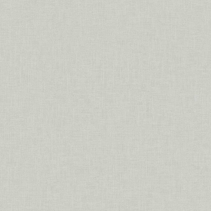 Papel pintado liso efecto lino verde - 53 cm x 11.2 m - borastapeter