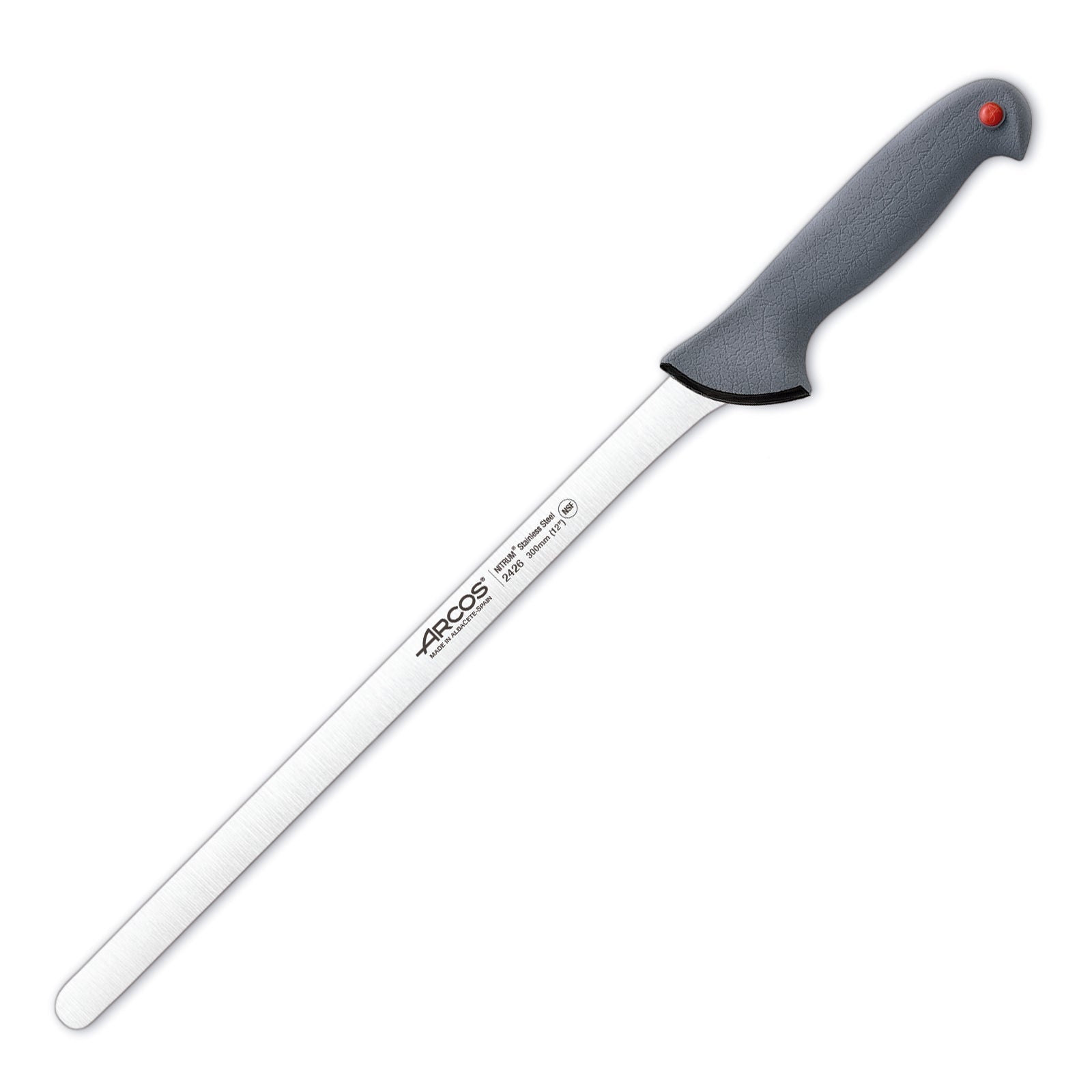 Arcos Hermanos Arcos Colour Prof, Cuchillo Jamonero Flexible 30 Cm Acero Inoxidable Forjado Nitrum Acero Inoxidable, Leroy Merlin