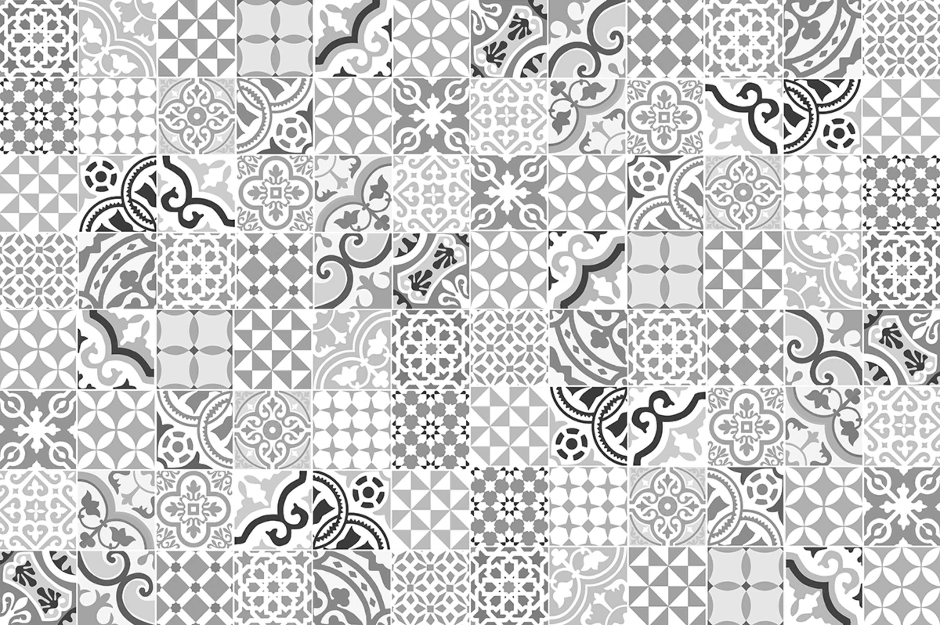 Alfombra de vinilo chamonix 133x200 cm - pvc antideslizante, vinilica para cocina o salón, lavable, estilo hidraúlico