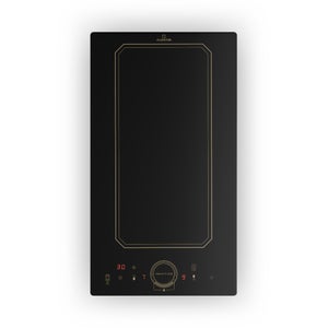 Candy CID 30/1 Plaque Induction Domino 2 Zones – 30 Cm, 9 Niveaux, Booster, Minuterie, Verrouillage Sécurité – Noir Élégant