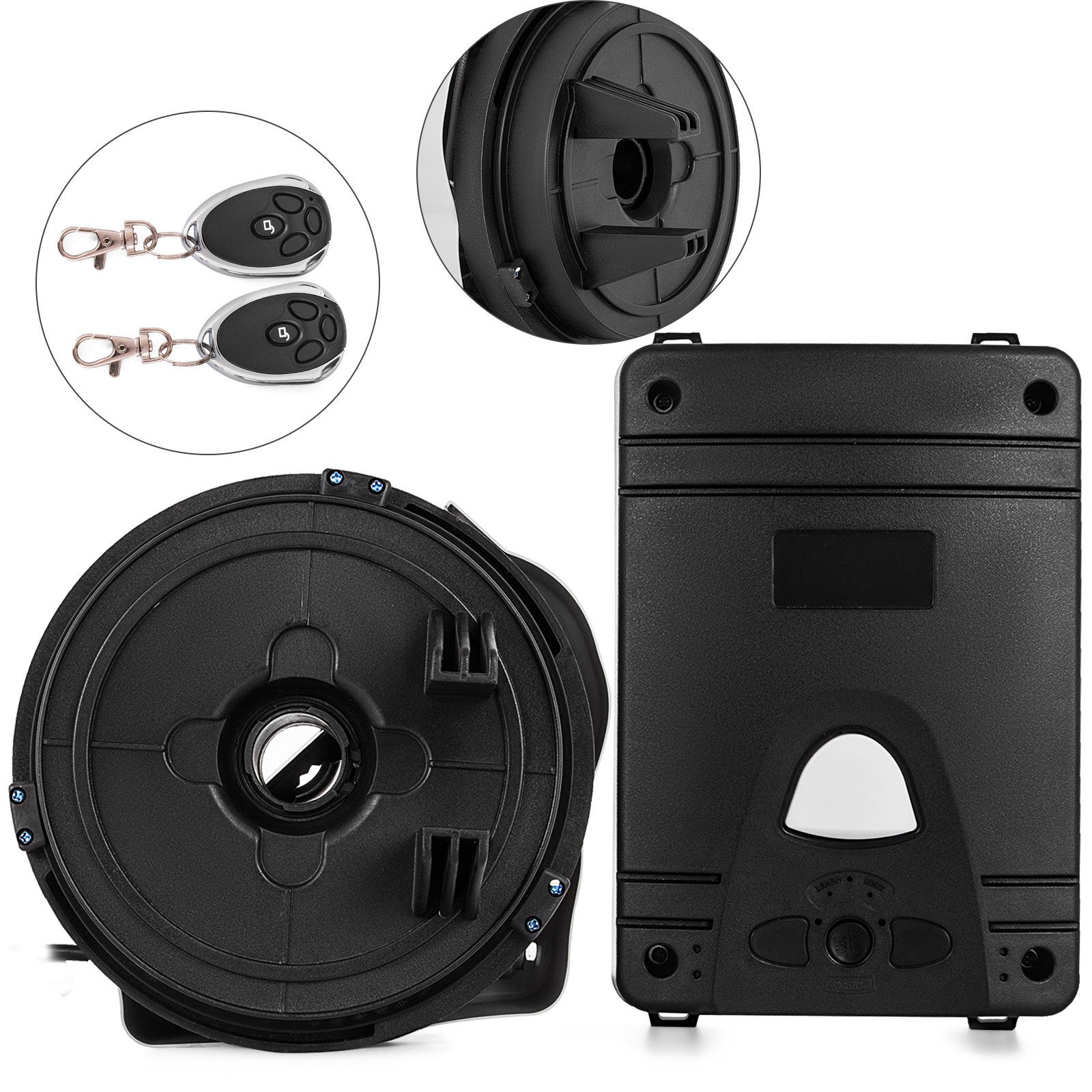 Ouvre-portail coulissant,SucceBuy 1800 kg 5 m,automatique avec 4 télécommandes et contrôle par application,moteur portail coulissant électrique - 5