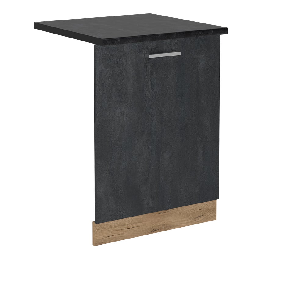 Vicco Panel przedni zmywarki R-Line, Czarny beton, 60 cm , BP Antracyt
