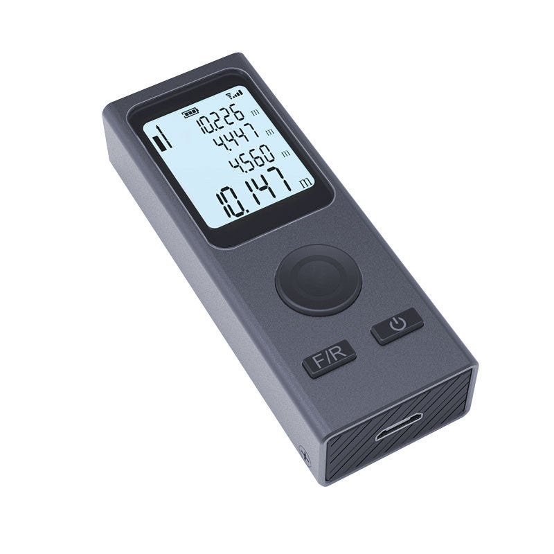 Télémètre laser intelligent, 30 m, mini télémètre laser numérique portable rechargeable par USB - 2