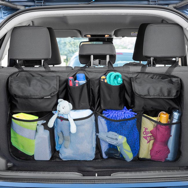 Organizzatore per bagagliaio SUV Organizzatore per auto Scatola portaoggetti pieghevole multiscomparto per accessori auto per donna Uomo Fondo antiscivolo 34 Organizzatore per bagagliaio SUV Organizzatore per auto Scatola portaoggetti pieghevole multiscomparto per accessori auto per donna Uomo Fondo antiscivolo 34