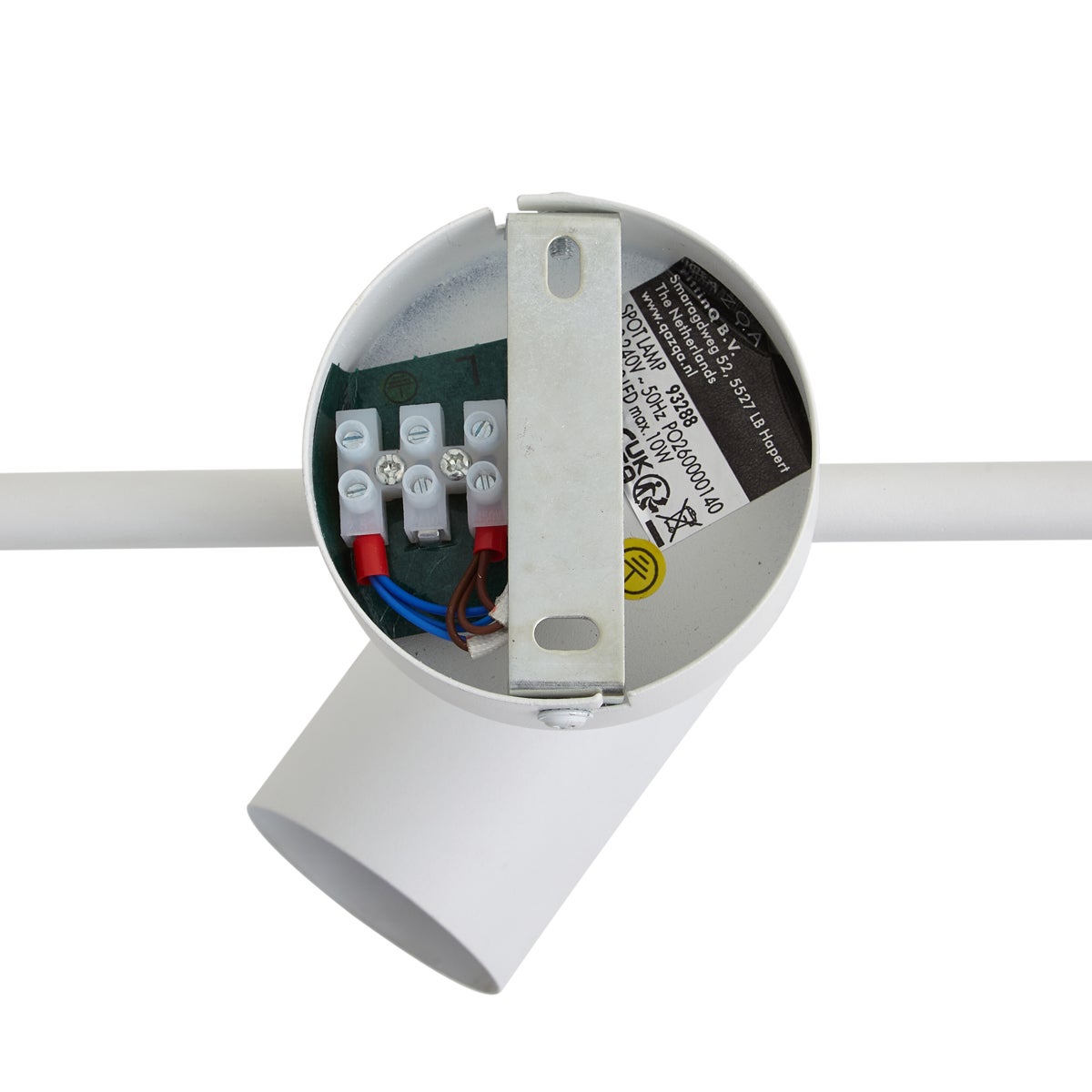 Qazqa foco ajustable 3 luces - Jeana - blanco gu10, max. 35w, compatible con bombillas LED, 230V, 54cm de 3 luces IP20 ideal - 7