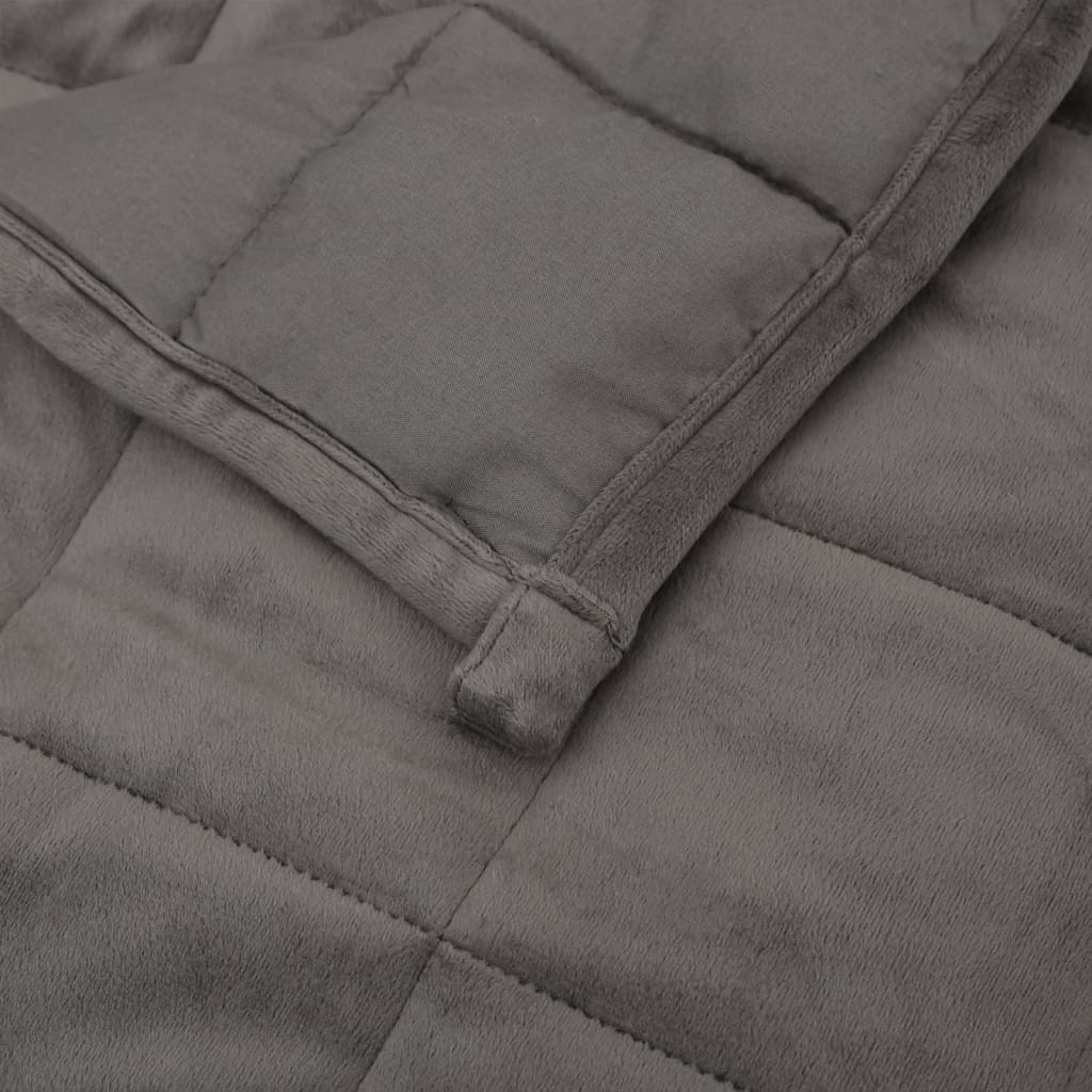 Couverture lestée Gris 220x240 cm 11 kg Tissu - 5