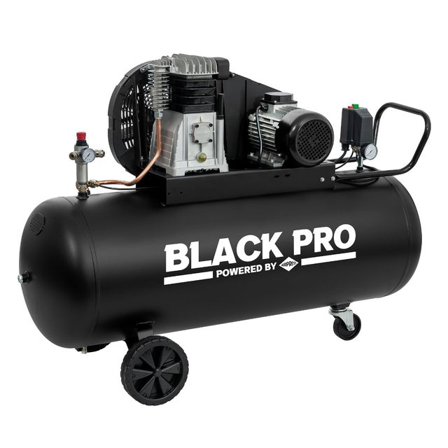 COMPRESOR DE AIRE AIRPRESS BLACK PRO B3800B/200 CT4 10 BAR 4 CV / 3 KW 400 V 369 L/MIN 200 L