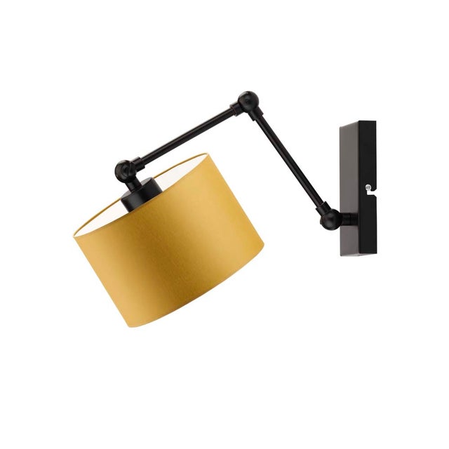 Kinkiet przegubowy lampa ścienna lampa na ścianę regulowany z abażurem walec SOUL