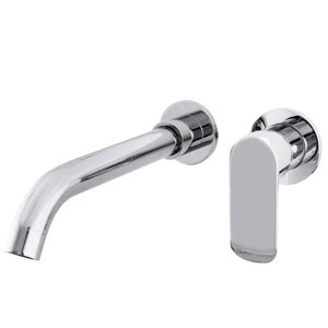 Braccio Doccia Quadrato In Ottone Massiccio Con Collo D'oca Per Set Soffione Doccia Cromato Dpzo 78925347
