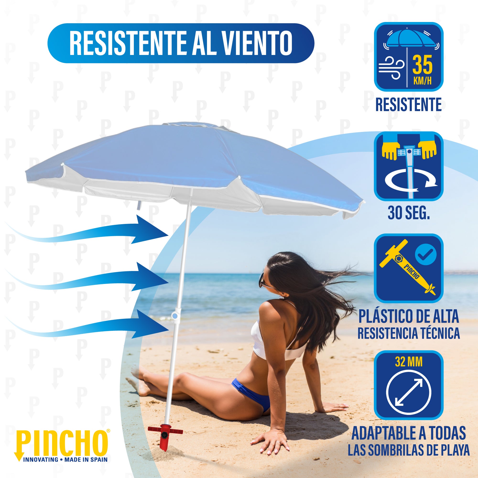 Piquet De Parasol (32 x 16,5 x 6,50 cm) - 5