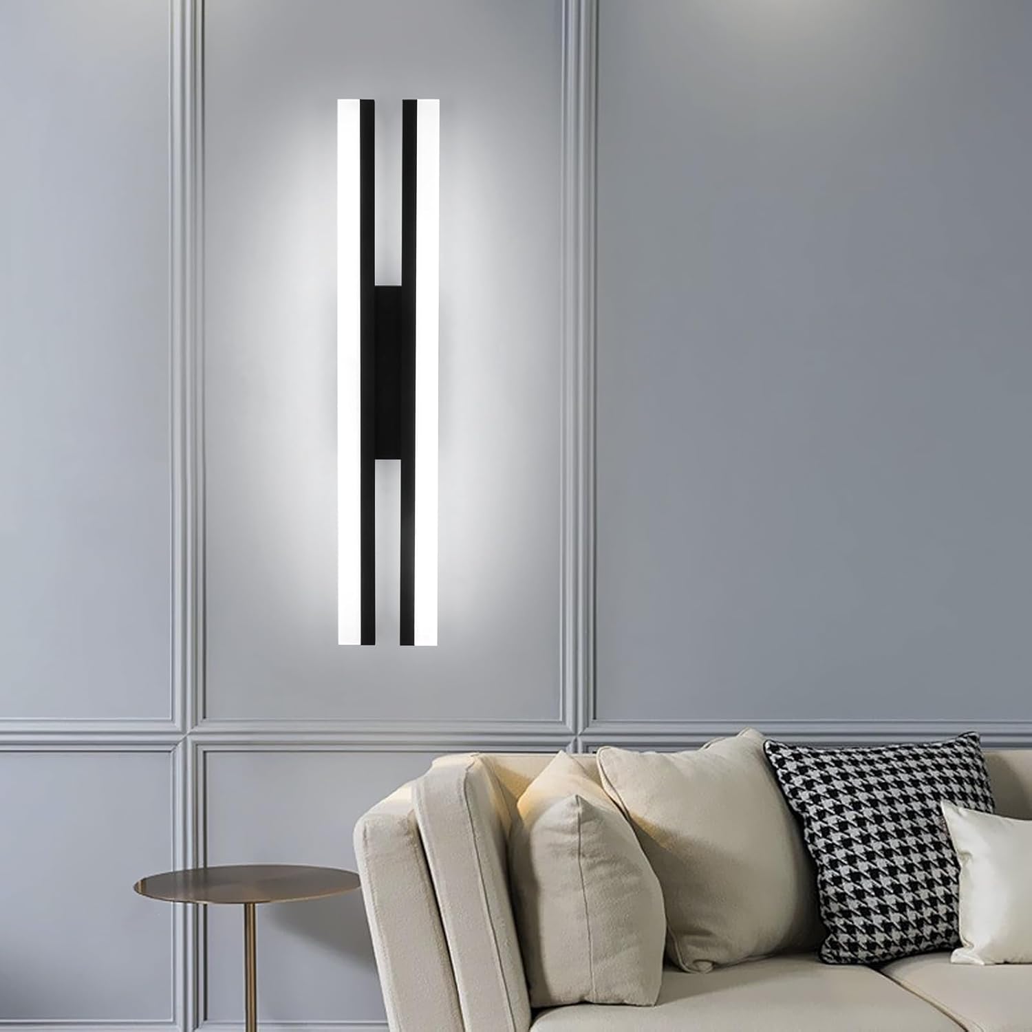 Applique Murale LED Interieur Moderne Noir, 16W Lampe De Murale Design Courbe En Acryliquel Pour Chambre Salon Htel Escalier Alle 3000k Blanc Chaud 67680284