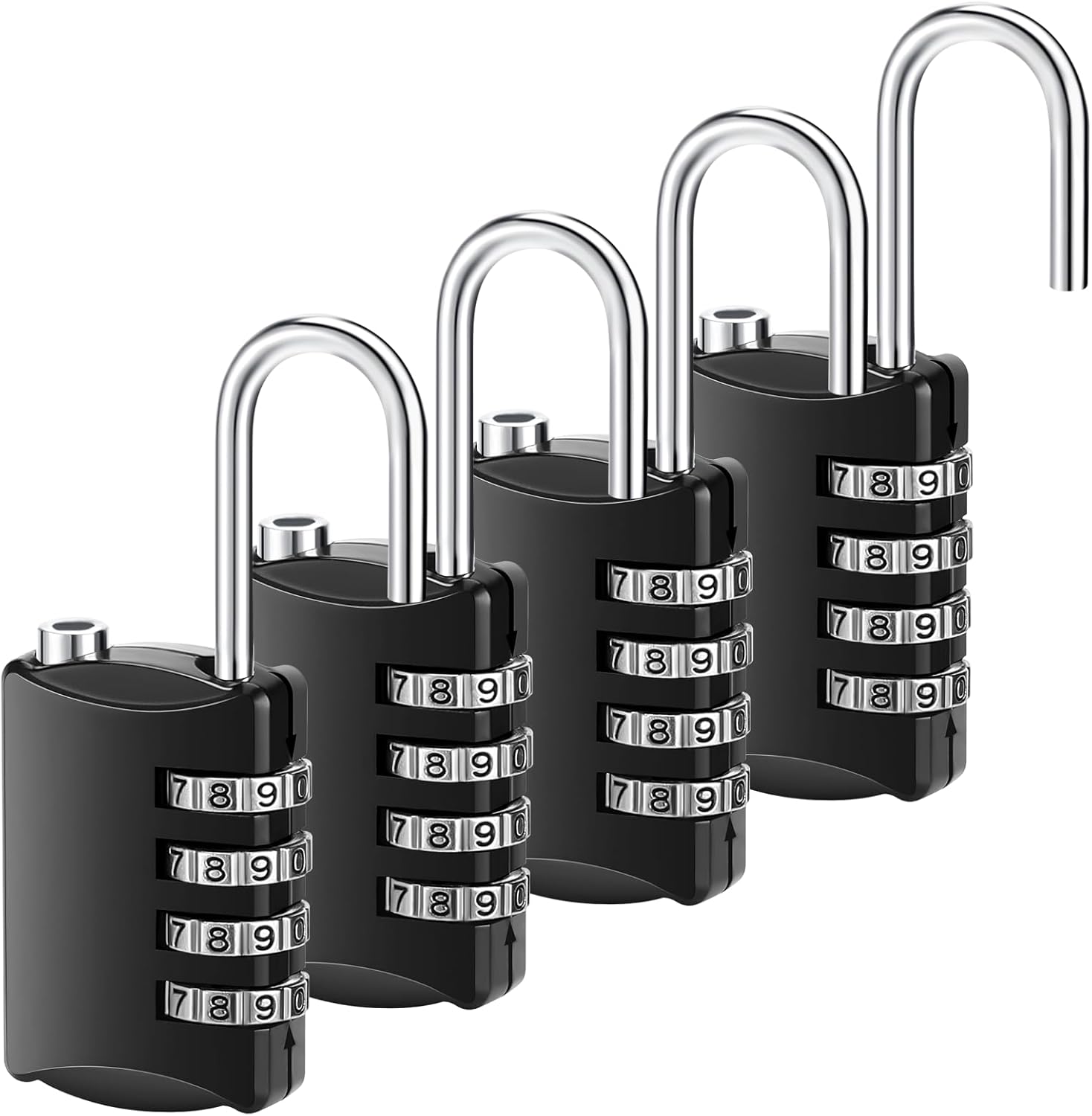 Candado De Combinación De 4 Dígitos Candado Impermeable Para Exteriores