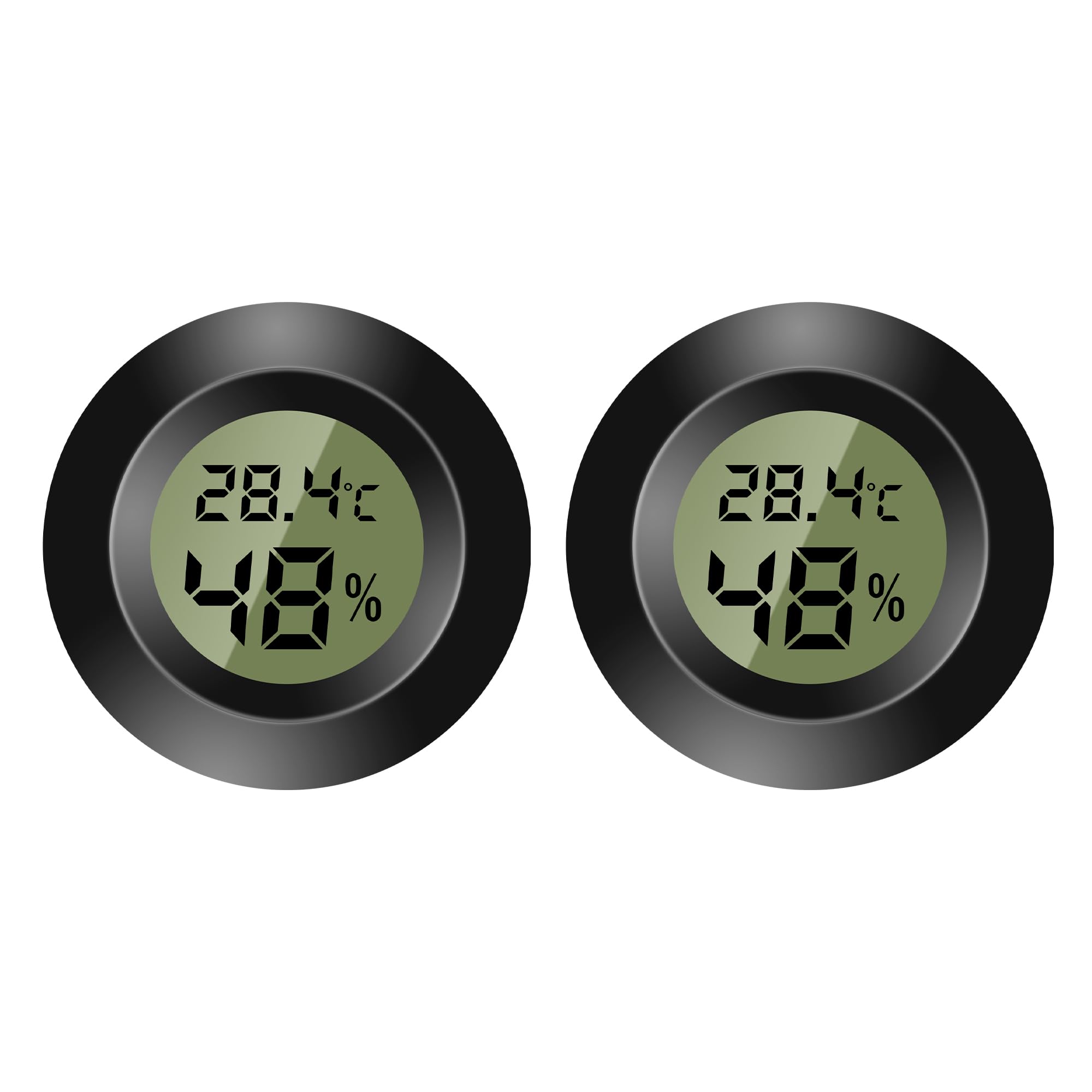 LEC Hygromètre température humidité mètre grand écran LCD Hygromètre de température Thermomètre