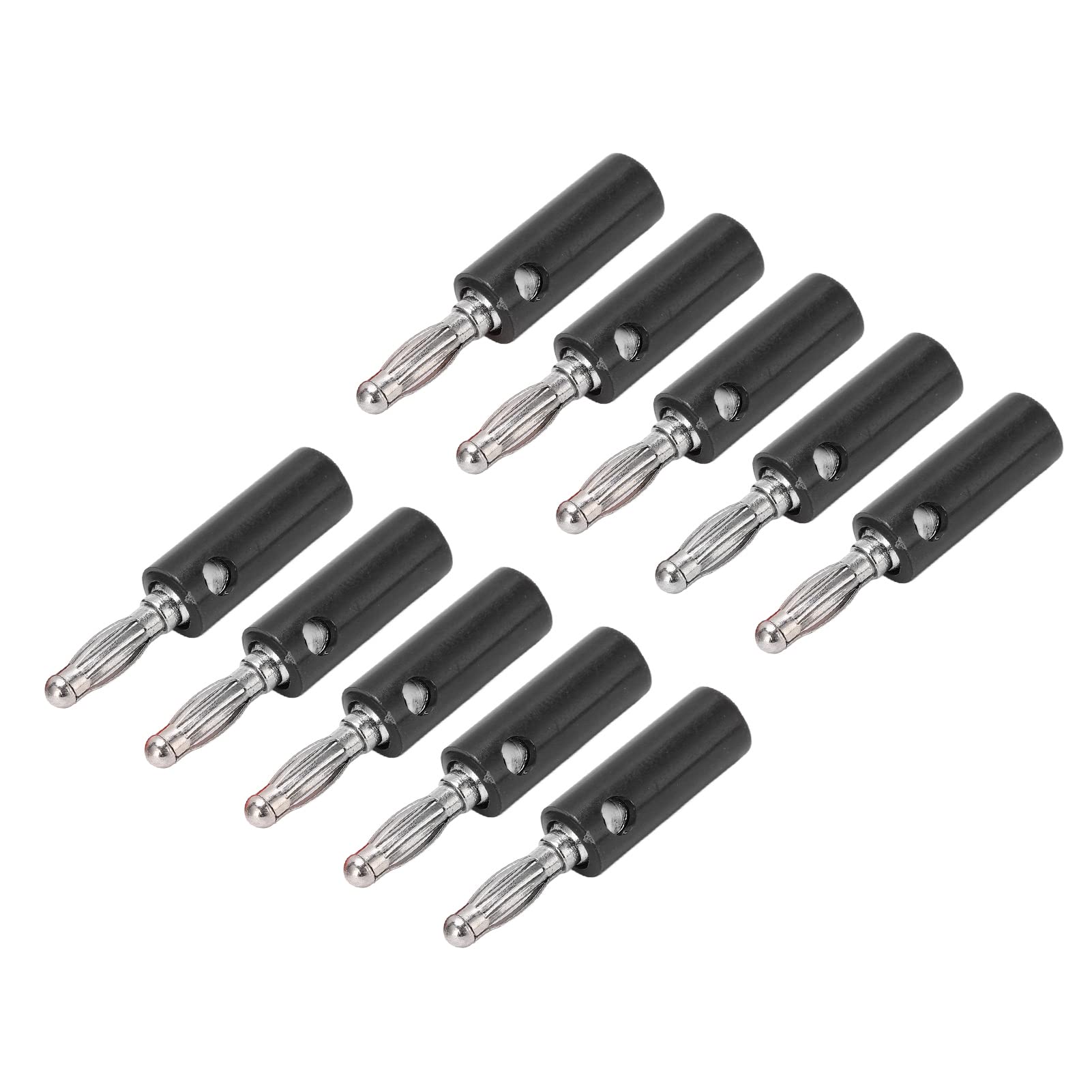 10 Connecteurs Banane Plaqués Or - Idéal Pour Câbles Audio Et Branchements Rapides