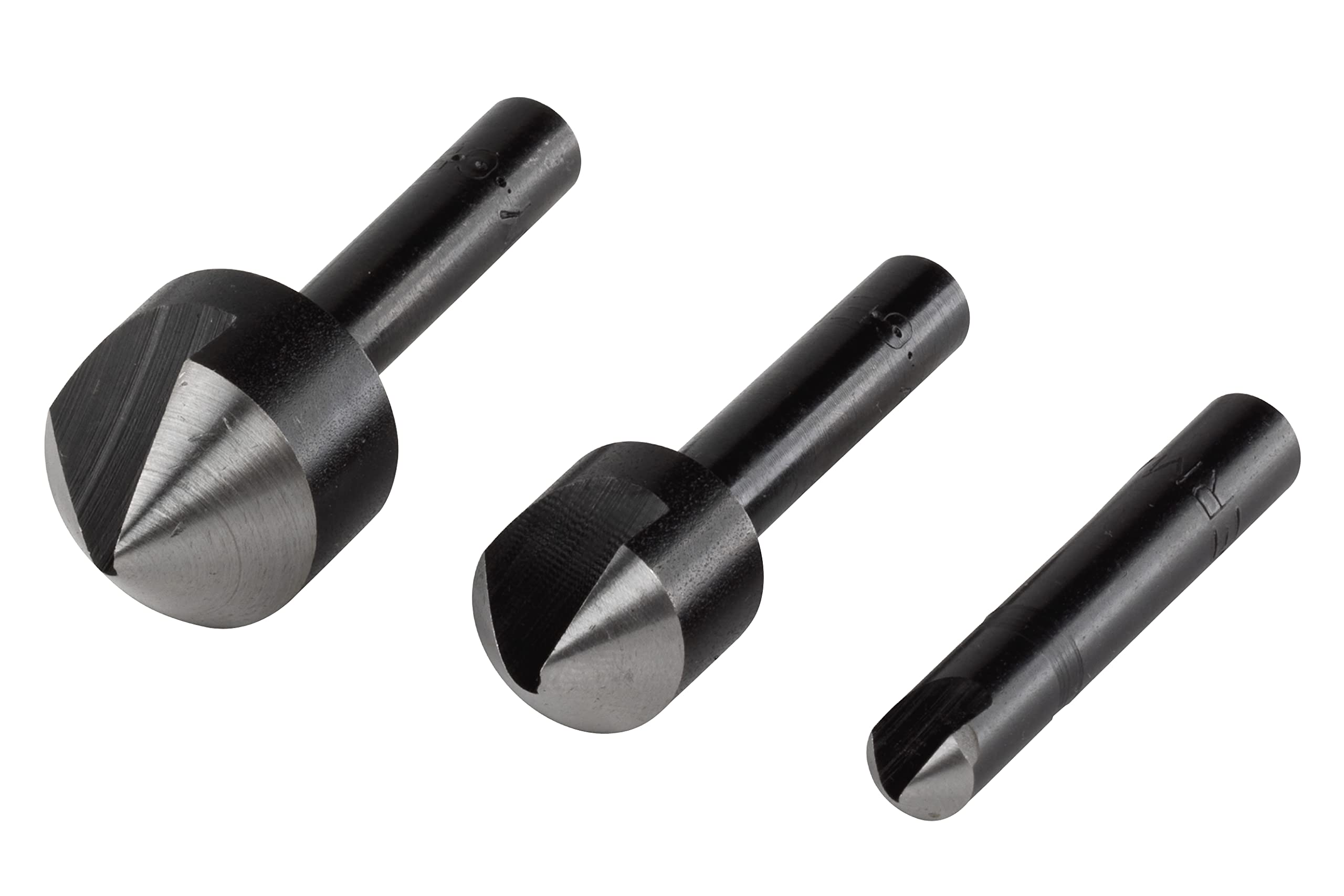 Set Di Svasatori Wolfcraft Da 3 Pezzi - Per Legno, Metalli E Plastiche, Codolo Cilindrico 6mm