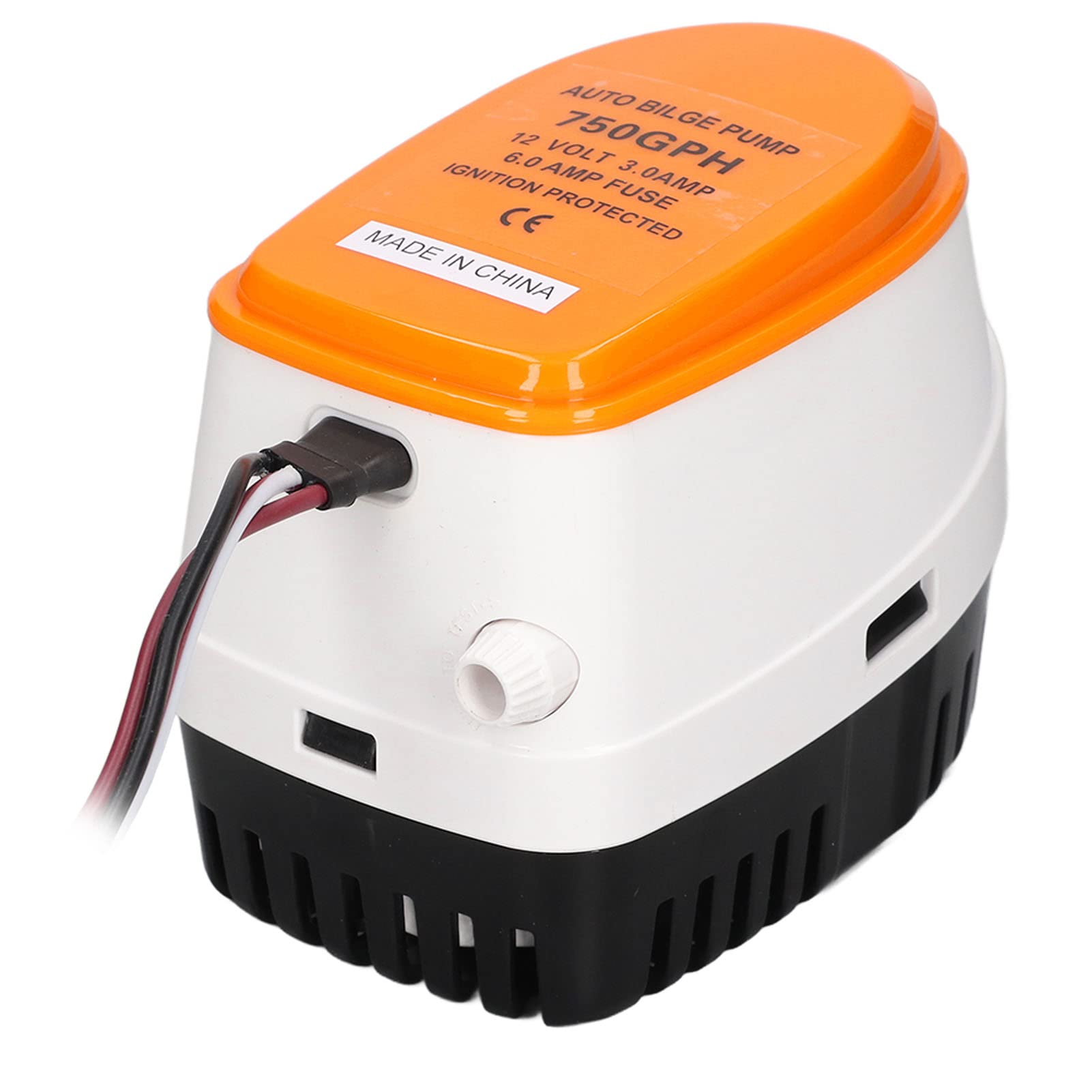 Bomba Sumergible Eléctrica Automática de Achique de Agua Mini 750GPH 12V con Interruptor de Flotador Trabajo Eficiente para Drenaje de Emcion - 9