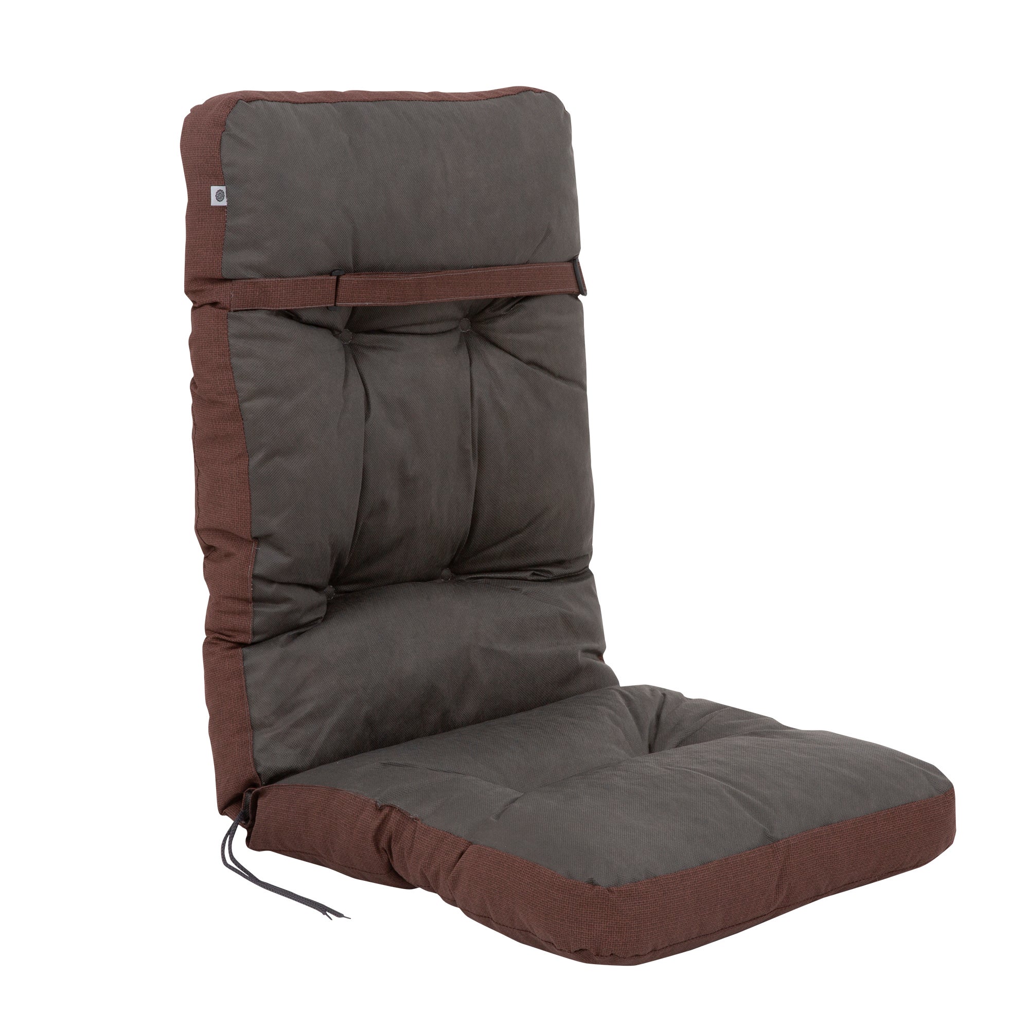 Poduszka na fotel ogrodowy 124 x 48 cm Ronda Hoch brązowy PATIO - 2