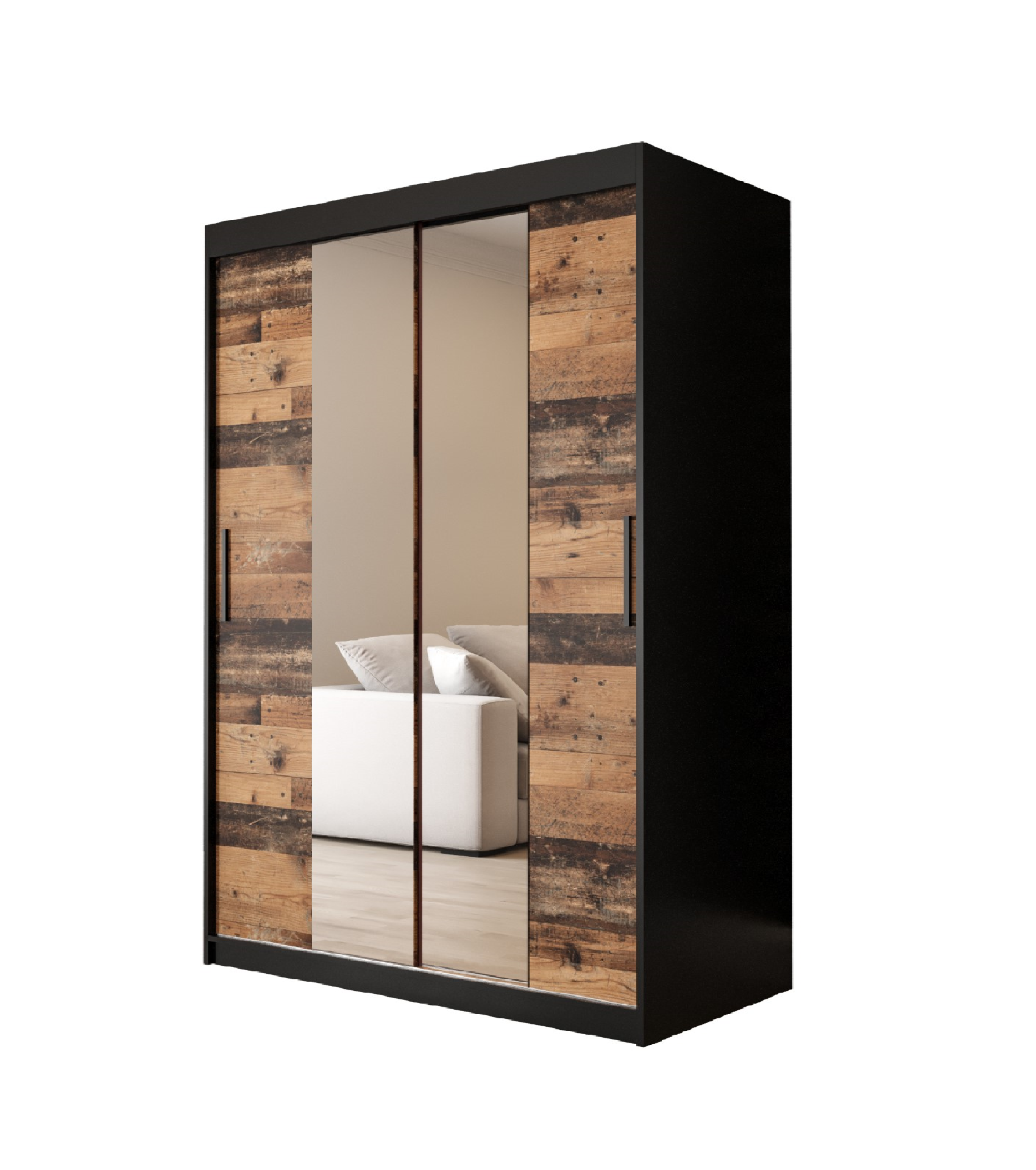 Szafa przesuwna garderoba OLD STYLE T1 120 x 62 x 200 cm - Abiks Meble