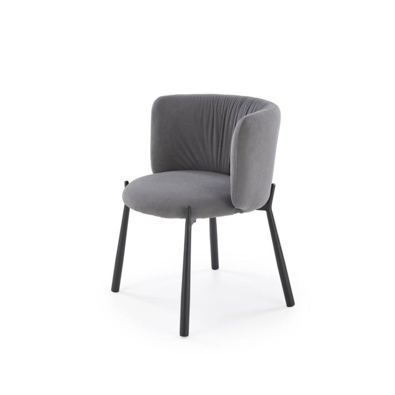 Krzesło tapicerowane K531 VELVET szare