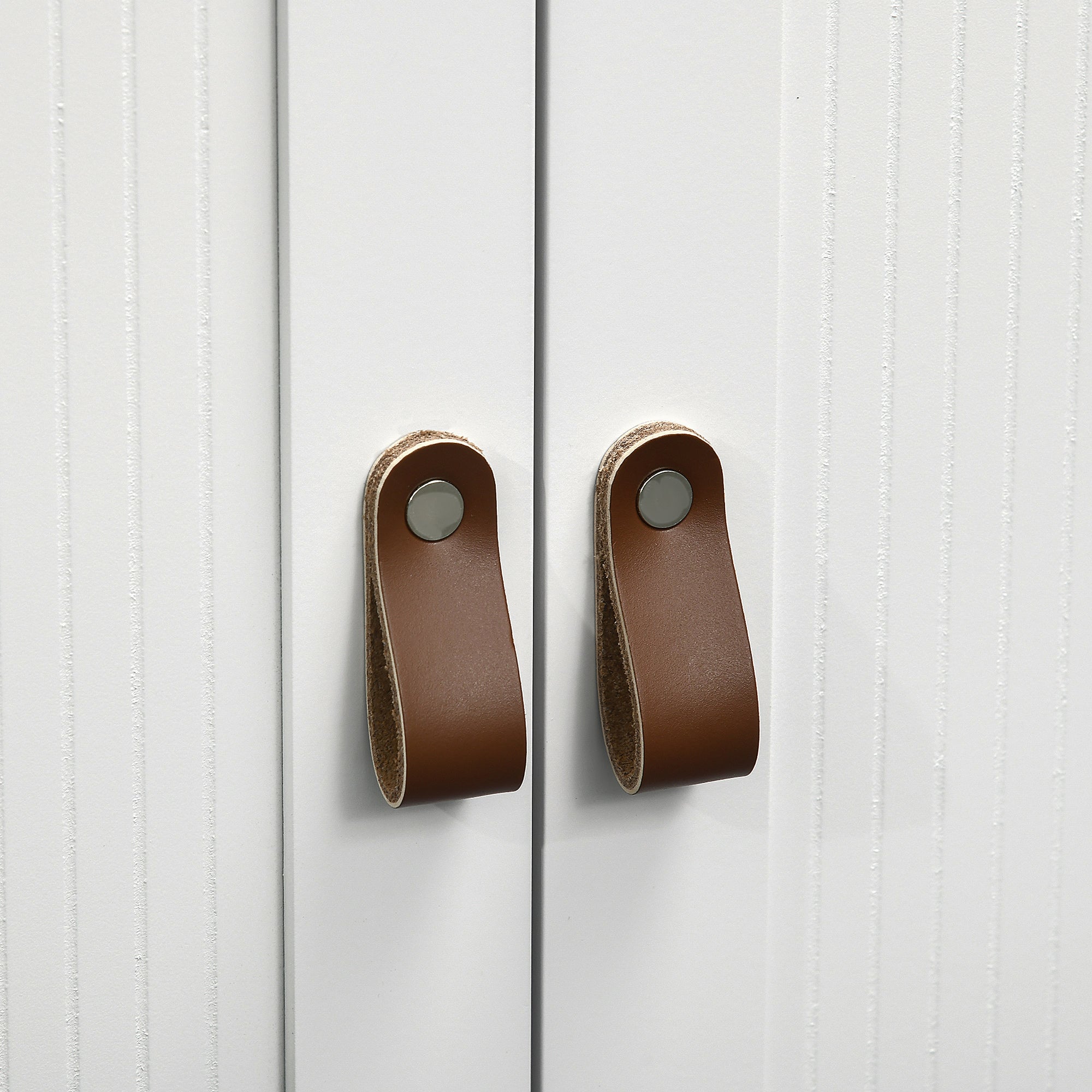 Móvel para Lavatório Pousar kleankin MDF e Melamina de Madeira Branco 60x30x60 cm - 5