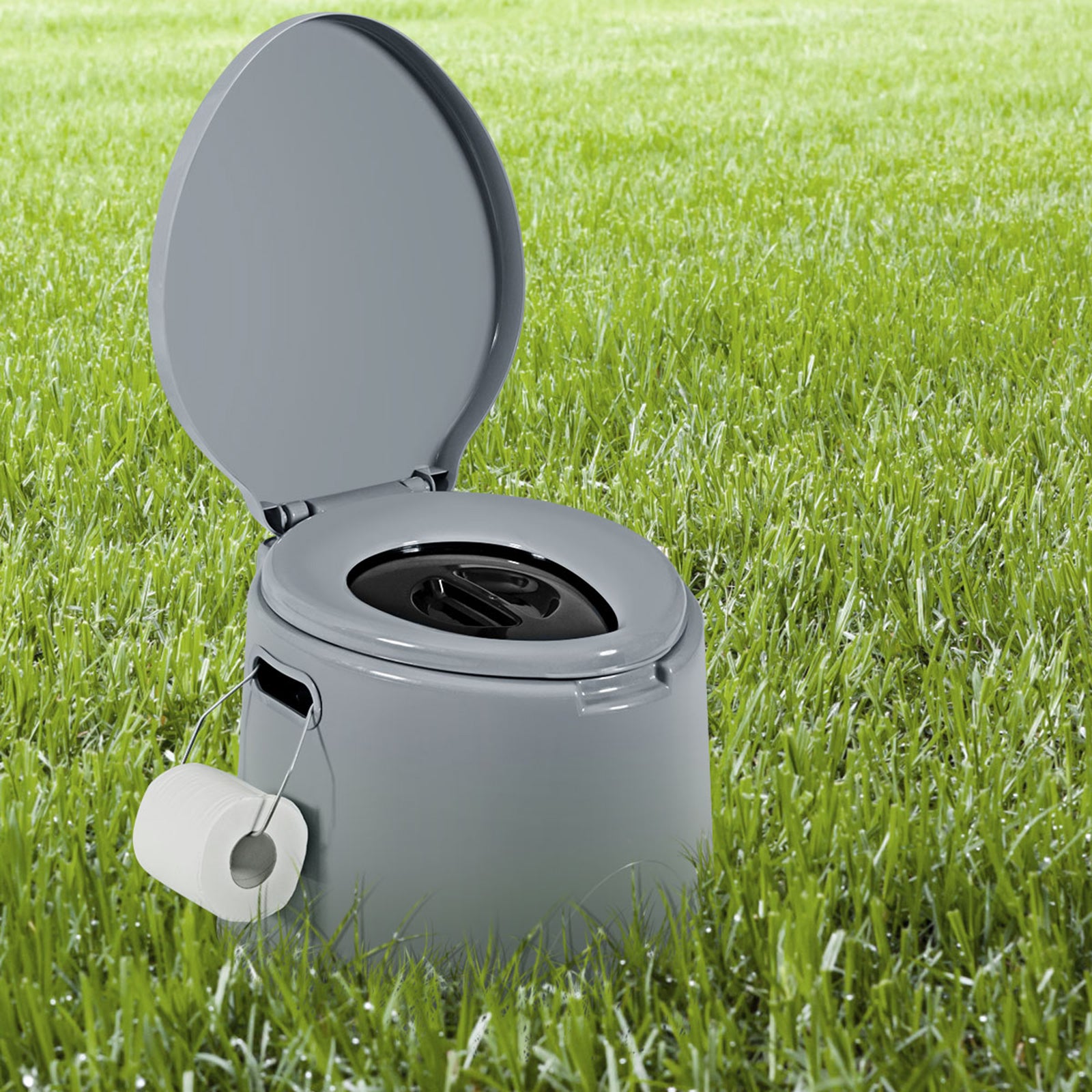 Toilette Portable pour Camping Extérieure Charge 200KG - 2