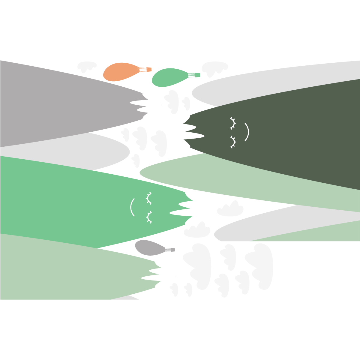 Adesivo bambino di montagna scandinavo lelika - Sticker adesivo - adesivi murali - 100x150cm - 2