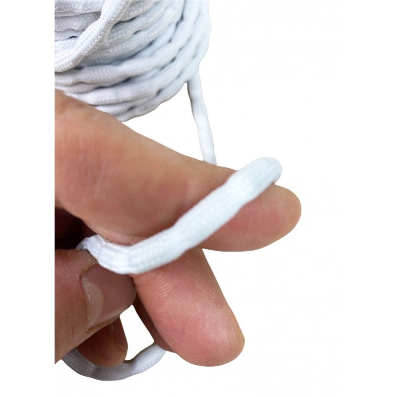 Filo in Piombo Rivestito per Tende - Aggiunge Peso e Stile ai tuoi Tessuti - Made in Italy, Morbido e Flessibile, 50 gr/mt - Venduto al Metro Lineare - 2