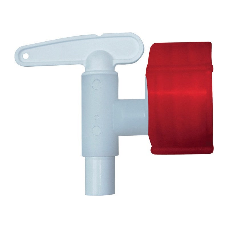 Robinet d'écoulement plastique blanc 34 mm NW 10 GRAF - 2