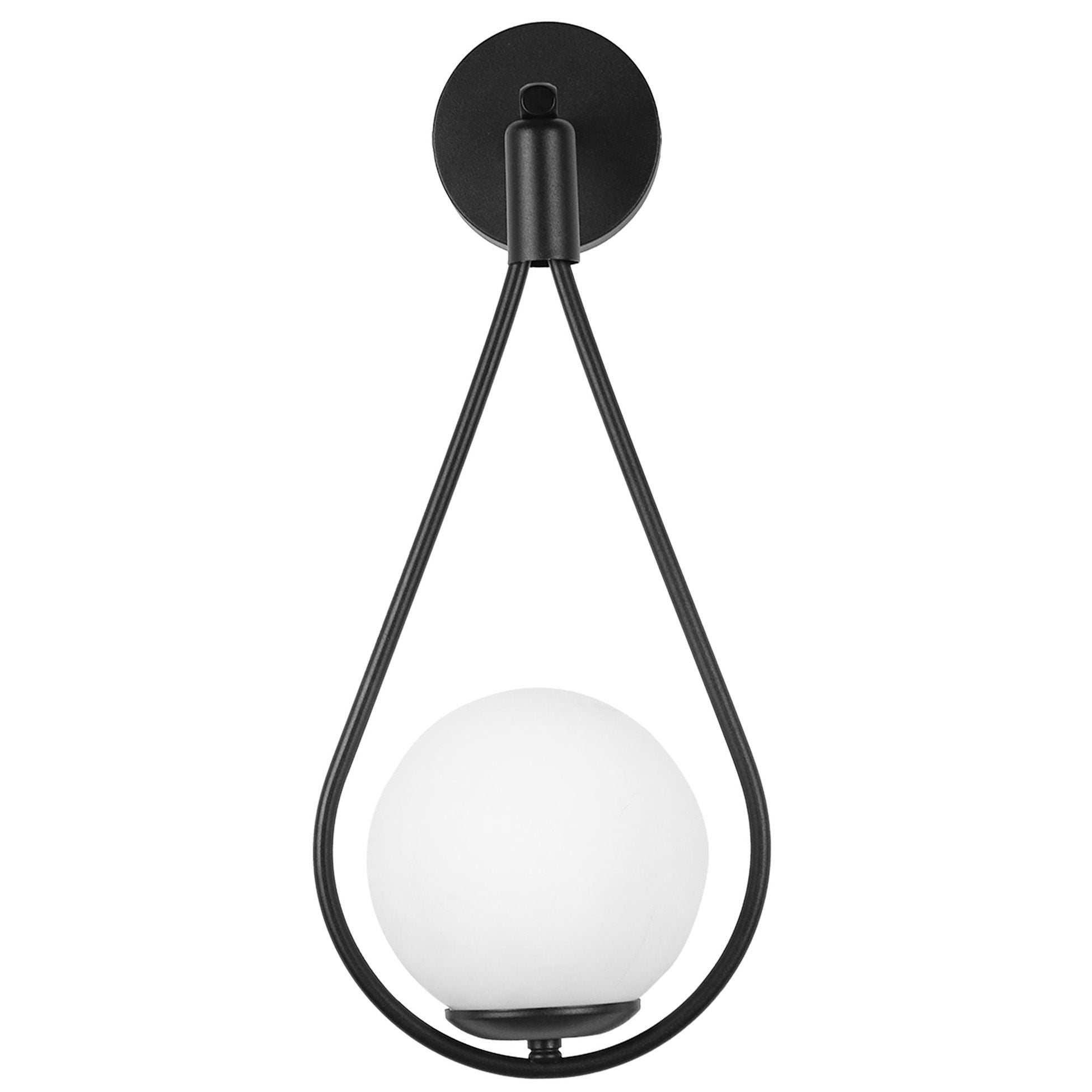 Kinkiet Toolight G093-1W Czarny Biały