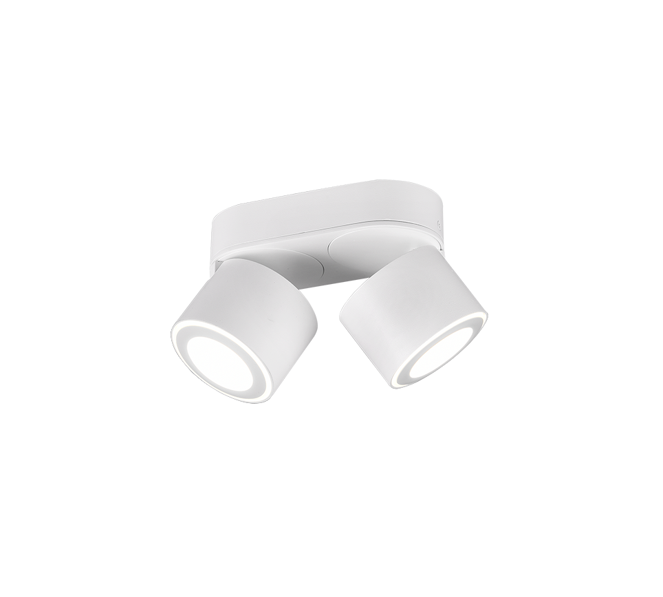 Spot sufitowy reflektor listwa TAURUS LED 5W Ciepła biel 450 lm biały wym: 10,6 x 18 x 8,7 cm IP20 Trio