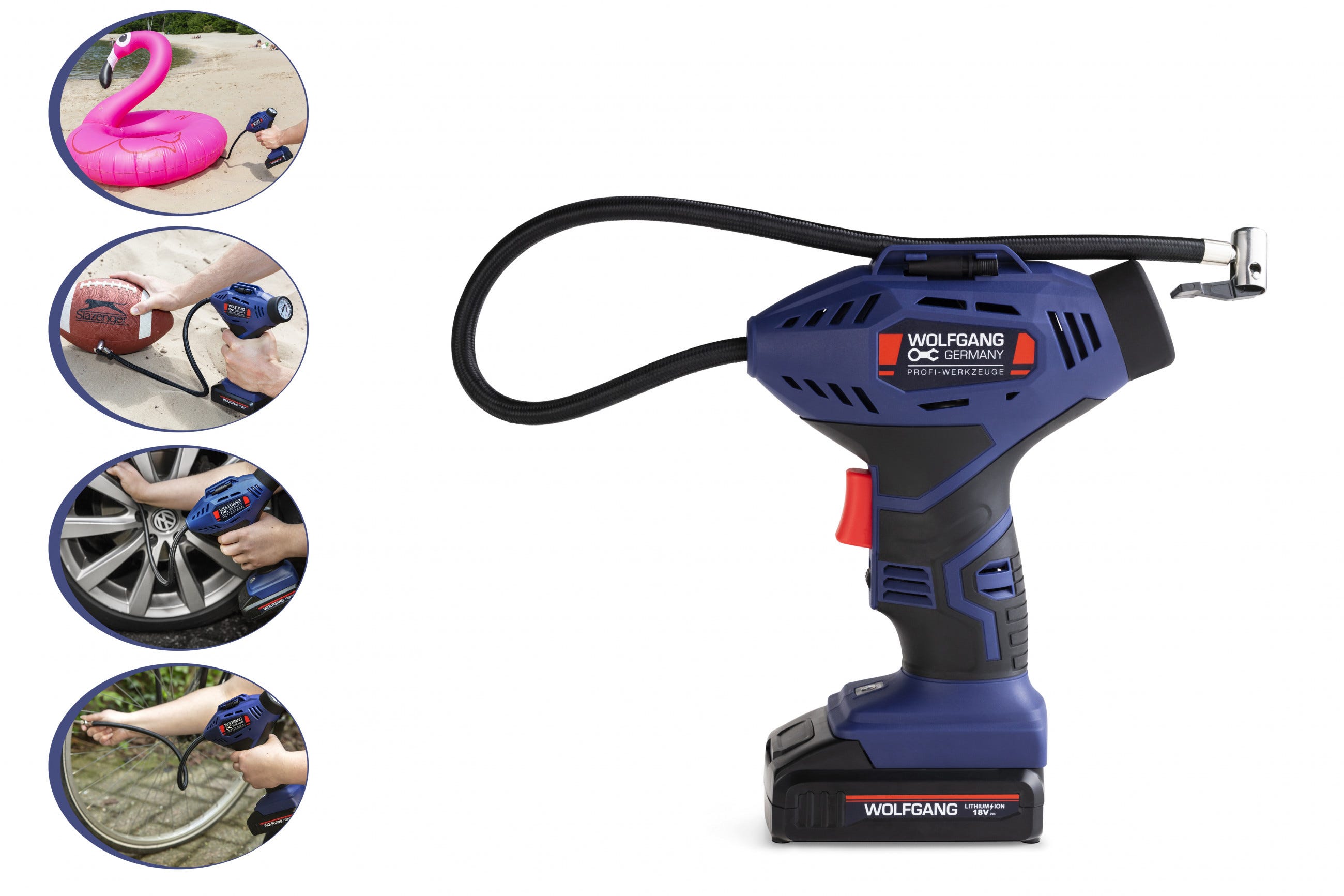 Pompe Electrique 160 Psi, Hychika 12V Compresseur Portatif Voiture Avec Pompe Electrique 160 Psi, Hychika 12V Compresseur Portatif Voiture Avec